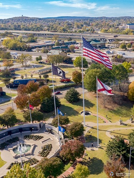 Drone Photo of Veterans Park